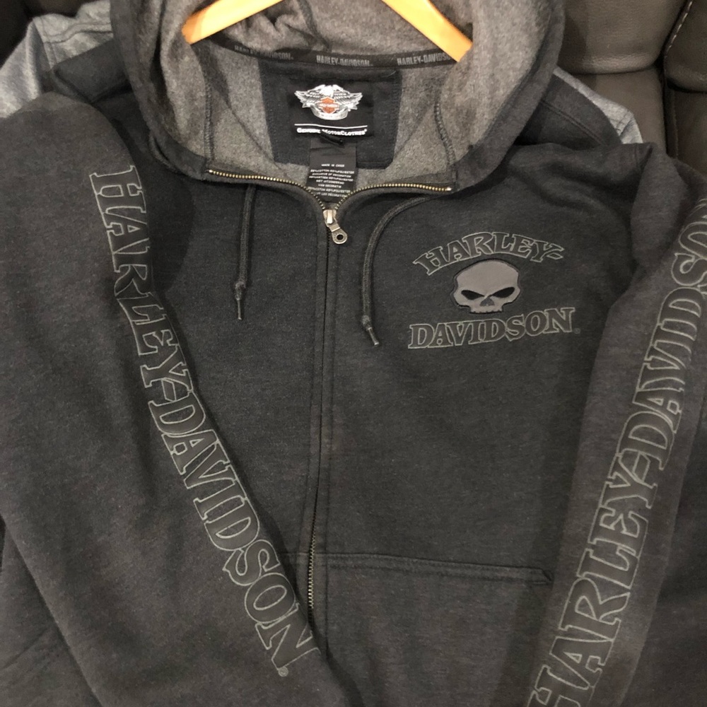 Harley Davidson Willie G Skull Hoodie size XL